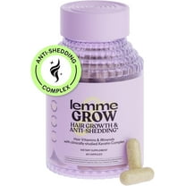 Lemme Grow Hair Growth Supplement for Women, Clinically Proven Keratin Complex for Visibly Thicker Hair and Scalp Coverage, Reduced Shedding, Nourish Thinning Hair, 60 Count