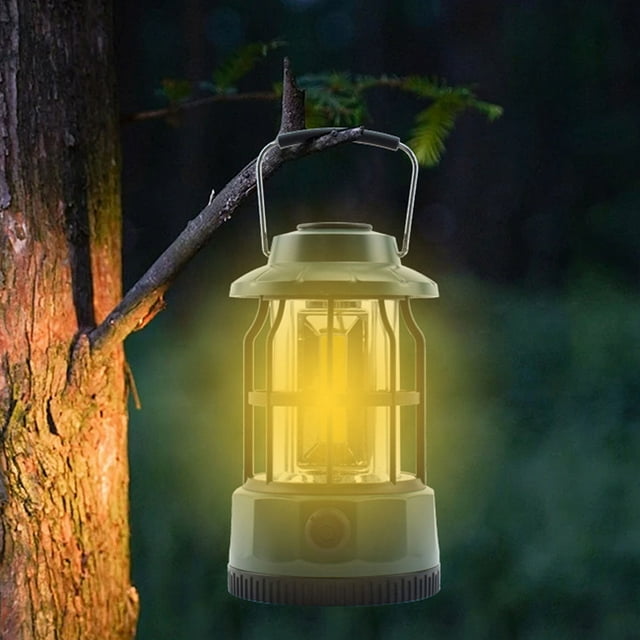 LSLJS Camping Lampes de Tente Lampes de Camp Éclairage Rétro Portable Rechargeable Lampes Cheval Portables, Sports, Gym, Entraînement, Camping, Mise en Forme, Entraînement et Plus d'Activités