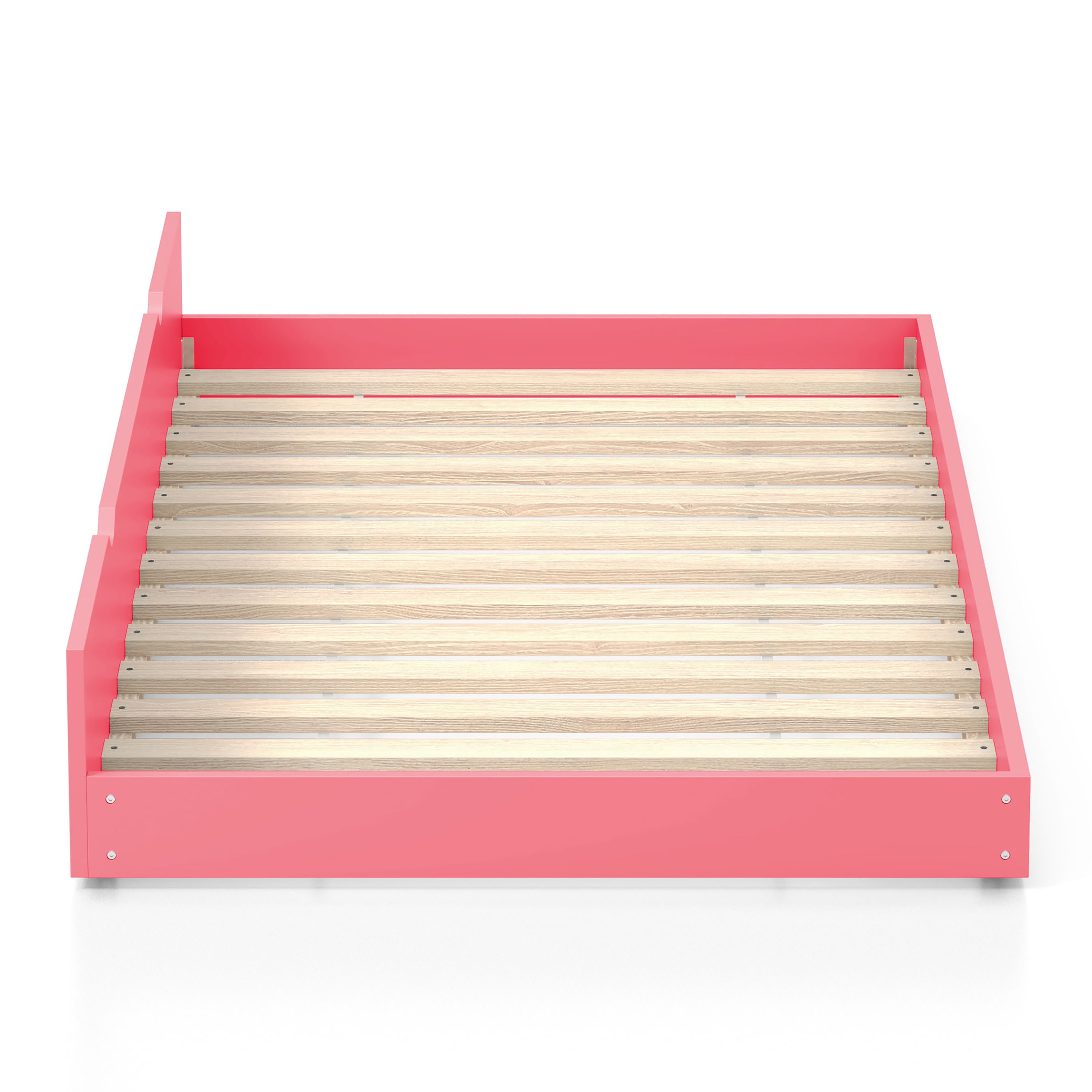 Furniture of America Cindy Lou Wood Pink Twin Kids Trundle