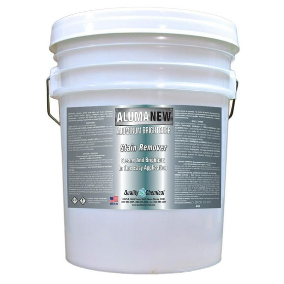 Aluma-New Aluminum Cleaner & Brightener & Restorer - 5 gallon pail