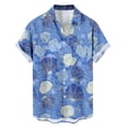 thumbnail image 4 of Lopecy-Sta Men Casual Shirts Summer Beach Casual Hawaiian Shirt, Ocean Animal Short Sleeve Button Shirt, Tropical Summer Gifts, 4 of 6