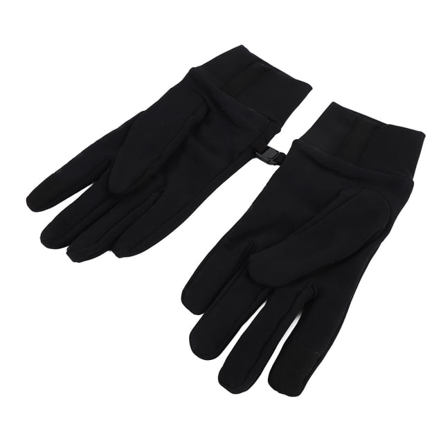 Anti Slip Cycling Gloves, Full Finger Biking Gloves with Wind Proof and Smartphone Design for Outdoor Riding