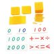 thumbnail image 5 of Juguetes para contar Montessori,Juguetes matemáticos Montessori Ayuda para la enseñanza de matemáticas,Matemáticas Cuentas Educativas Tempranas Laberinto Juguetes Regalos,Número de Amarillo, 5 of 8