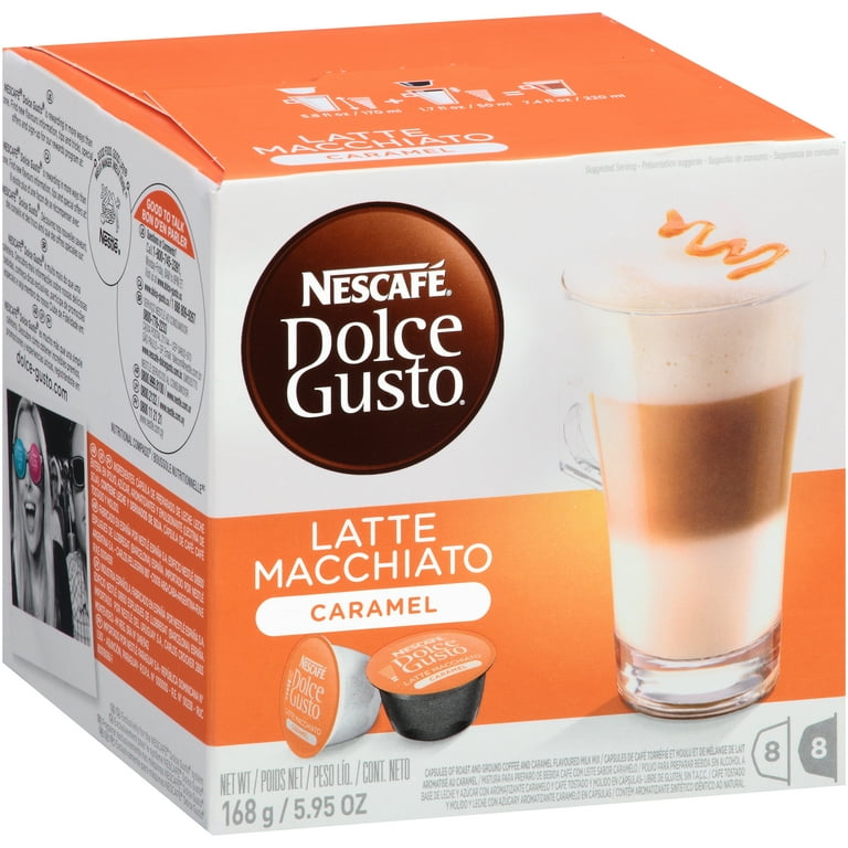 Dolce Gusto Latte Macchiato Caramel Pack of 3 - Expiration 10/2022