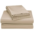 thumbnail image 1 of ViscoLogic Series Egyptian Comfort - Silky Smooth Lightweight Bedsheet Set - Brushed Micro - Deep Pocket - Cream (King), 1 of 1