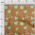 thumbnail image 2 of oneOone Polyester Spandex Rust Brown Fabric Save Earth Sewing Craft Projects Fabric Prints By Yard 56 Inch Wide, 2 of 6