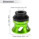 thumbnail image 4 of Protector de guardabarros de aleación de aluminio de 14mm para slider de marco de motocicleta, protección contra choques, 46mm 46mm, Verde Negro, 2 Pcs, 4 of 7