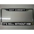 thumbnail image 1 of Got Christ Photo License Plate Frame Free Screw Caps Included, 1 of 1