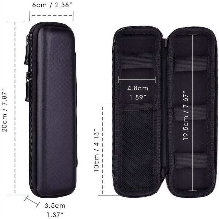 Heldig Black Hard Pencil Case Hard Shell Pencil Case Holder, Suitable for  Administrative Pens and StylusB 