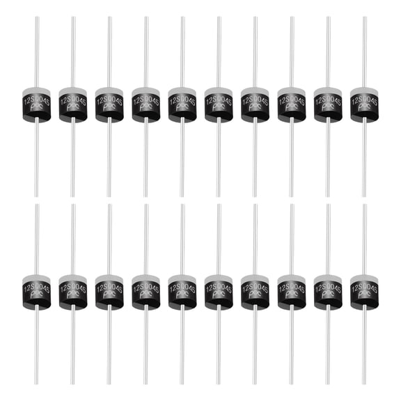 Uxcell 20Pcs 12SQ045 Schottky Rectifiers Diode, 12A 45V R-6 High Current Electronic Direct Plug-in Rectifiers Diodes