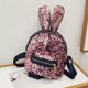 thumbnail image 3 of Sywqhk Cute Mini Lentejuelas Mochilas Mujer Chica Orejas De Conejo Bolsas De Hombro/Rosa-212990.03 Sywqhk Para estrenar, 3 of 3