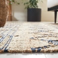 thumbnail image 4 of SAFAVIEH Natural Fiber Mia Geometric Area Rug, Blue/Natural, 4' x 6', 4 of 8
