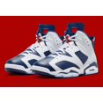 thumbnail image 2 of Ni - ke Ni - ke Air Jordan 6 Retro 2024 Olympic White Midnight Navy Red CT8529-164 sz 9 Men, 2 of 5