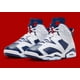 thumbnail image 2 of Ni-k-e Air Jordan 6 Retro 2024 Olympic White Midnight Navy Red CT8529-164 sz 9 Men, 2 of 6