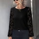 thumbnail image 1 of Waffle Knit Tops, Long Sleeve Pullover Soft Fashion Lightweight Colorfast Comfortable Skin Friendly Plain Color Wrinkle Resistant For Women ANGGREK Otros, 1 of 7