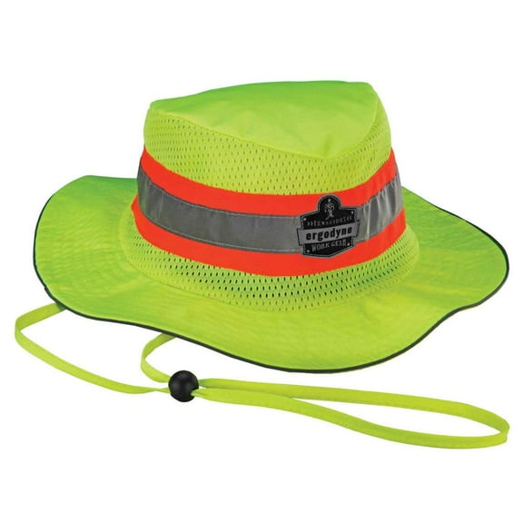 Ergodyne 8935CT L/XL Lime Evap. Class Headwear Ranger Hat w/CT