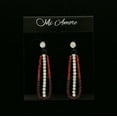 thumbnail image 4 of Mi Amore Dangle-Earrings Red/Black, 4 of 5