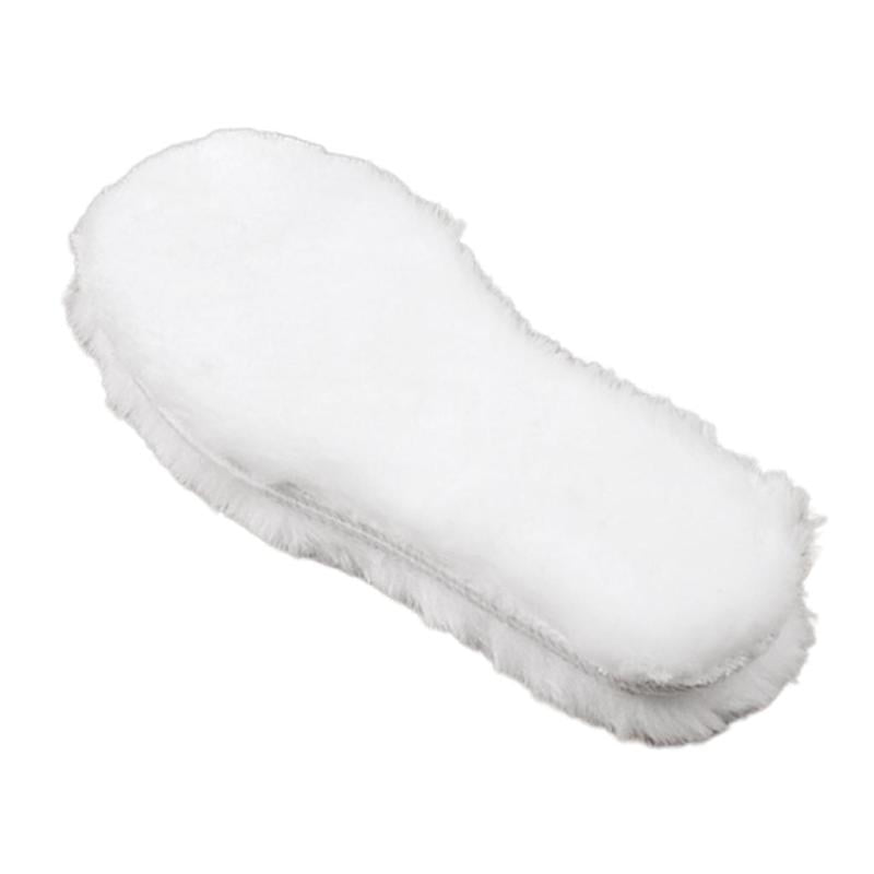 Details about   1Pair Wool Insoles Winter Warm Thermal Wool Blended Sheepskin Boots Inserts 