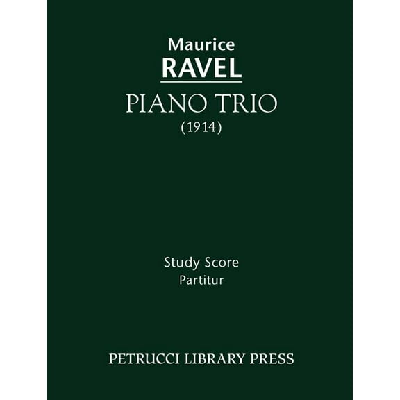 Piano Trio : Study score (Paperback)