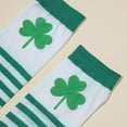 thumbnail image 4 of GZWYHT Ankle Socks,Crew Socks Women Girls Fashion Irish St. Festive Stripe Middle Tube Socks Stockings Dress Socks,Cute Socks,Socks for Women E, 4 of 4