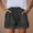 Dark Gray, variant on ClodeEU Women’s Elastic Waist Shorts,Lightweight Casual Solid Color Summer Shorts with Pockets Army Green,Women's Plus L