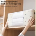 thumbnail image 5 of WEISIPU 2PCS Comforter Storage Bag 75L Large Zippered Storage Bag for Closet, Blanket Organizer with Handles for King/Queen Comforters, Pillows, Bedding/Quilt, Duvet Space Saver, 5 of 7
