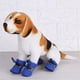 thumbnail image 3 of 4 unids/set antideslizante zapatos para perros botas calcetines para perros suave algodón acolchado azul #4, 3 of 6