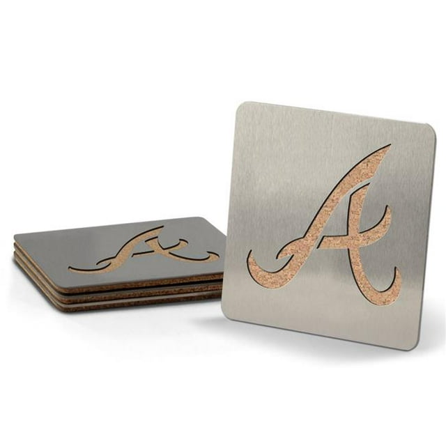 YouTheFan 7011448 Atlanta Brave Fanfaron&44; Ensemble de 4