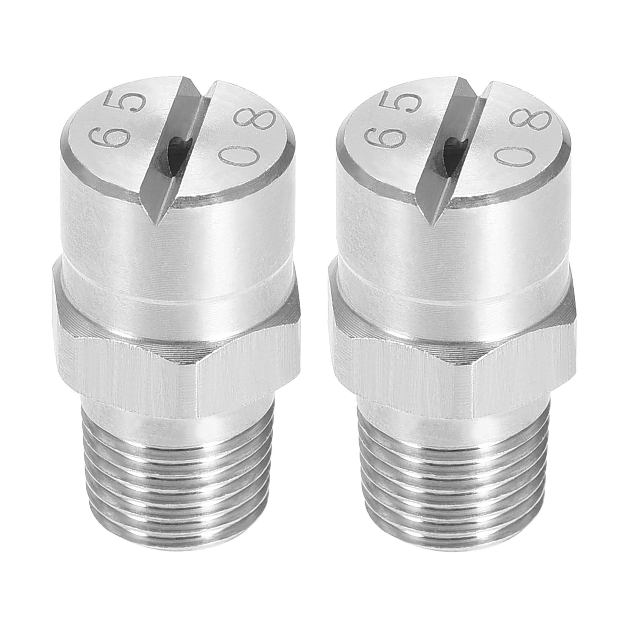 Flat Fan Spray Tip 1/8 BSPT Male Thread 304 Stainless Steel Nozzle