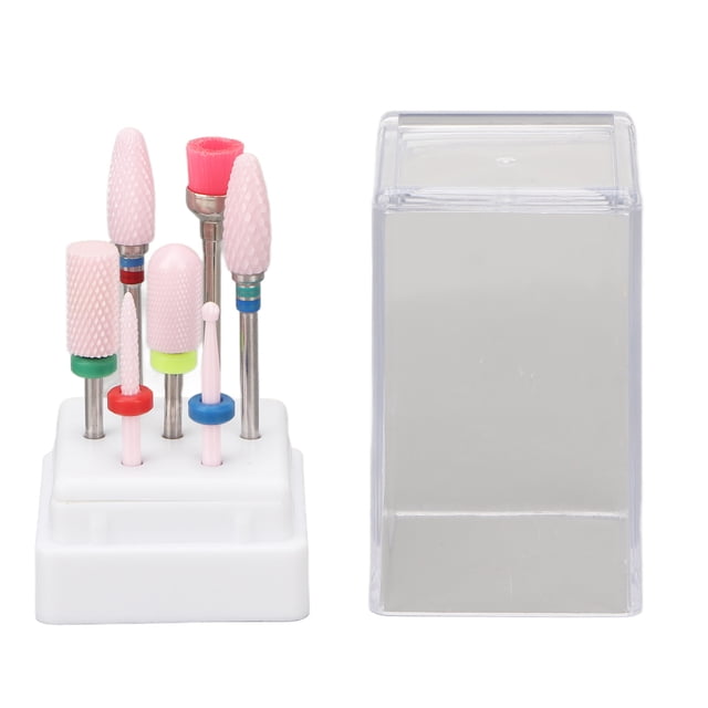 Brocas para lima de uñas NikouMX 7 piezas de acero inoxidable