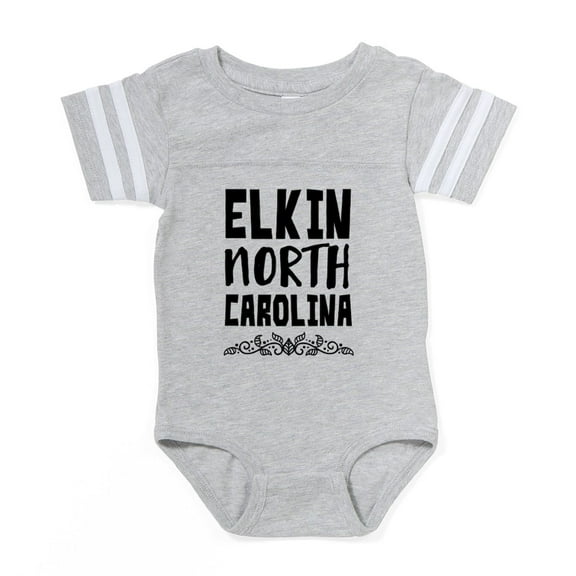 CafePress - Elkin North Carolina - Cute Infant Baby Football Bodysuit