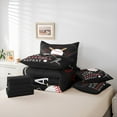 thumbnail image 6 of Castle Fairy Boys Girls Eat Sleep Baseball Bedding Comforter Set 7-Piece,Ball Gamer King Bedding Sets,Sport Theme Ultra Soft Bed Sheets,Luxury Bedroom Decor,Reversible, 6 of 8