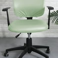 thumbnail image 2 of fastboy Split Office Chair Cover Dustproof Waterproof Rotating Chair Protector Green Seat Cover, 2 of 9