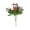 Red, variant on 1Pc 11.4" Artificial Butterfly Bouquet, 3D Faux Flower Spray for Stage Decor, Sunset Red