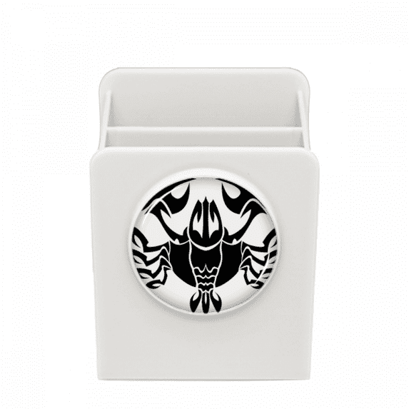 Constellation Cancer Zodiac Symbol Desk Pencil Holder Cup Pen Organizer