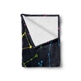 thumbnail image 2 of Constellation Soft Flannel Fleece Blanket, Colorful Astronomic Illustration Science Ursa Major Minor Polaris Celestial, Cozy Plush for Indoor and Outdoor Use, 60" x 80", Multicolor, by Ambesonne, 2 of 6