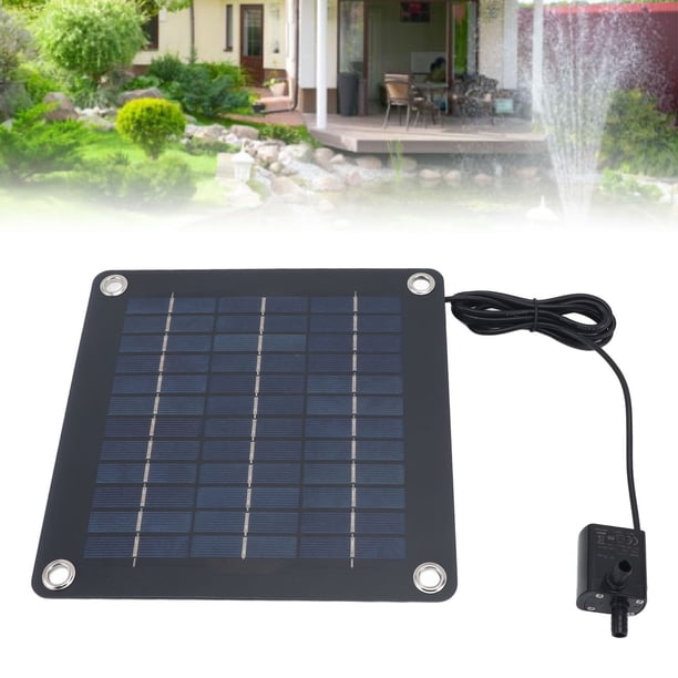 Kit de panel solar ANGGREK Bomba de Fuente de Agua solar 20 W DC12 V