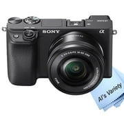Sony a6400 Mirrorless Camera with 16-50mm Lens + 64GB Memory + Stabilizing Grip + Software Pack +More (Value Bundle)-(International Model) (International Version)