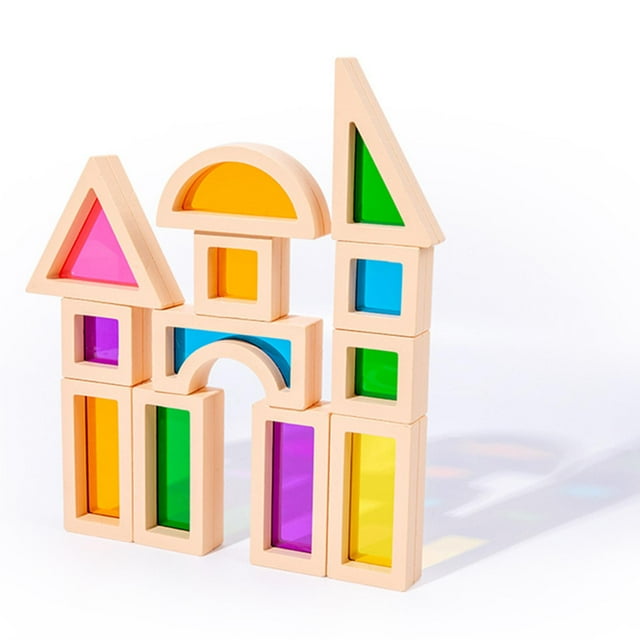 25 piezas de bloques de construcción apilables Hugo bloques de construcción