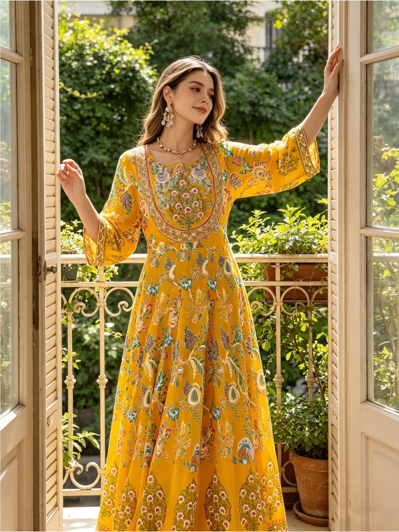 yellow summer garden maxi dress Hinvhai Women's Solid Color Sleeveless Crewneck Maxi Tank Dress Flattering Fit Casual Dress for Summer Yellow, Size: XL