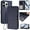 Blue, variant on Wallet Case for iPhone 13 Pro Max, PU Leather Protective Case Wallet with Card Holder/Cash Slot, Flip Kickstand, Wrist Hand Strap, Magnetic Clasp, Shockproof Full Body Phone Cover, Orange