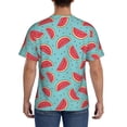thumbnail image 2 of Rocae Watermelon for Men's Moisture-Wicking Crew Tee - T-Shirt for Sports, Outdoor Activities, and Casual WearLarge, 2 of 9