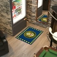 thumbnail image 5 of Ottomanson US ARMY Stars Logo Machine Washable Non-Slip Rubberback 2x3 Area Rug, 2'3" x 3', Blue/Multi, 5 of 7