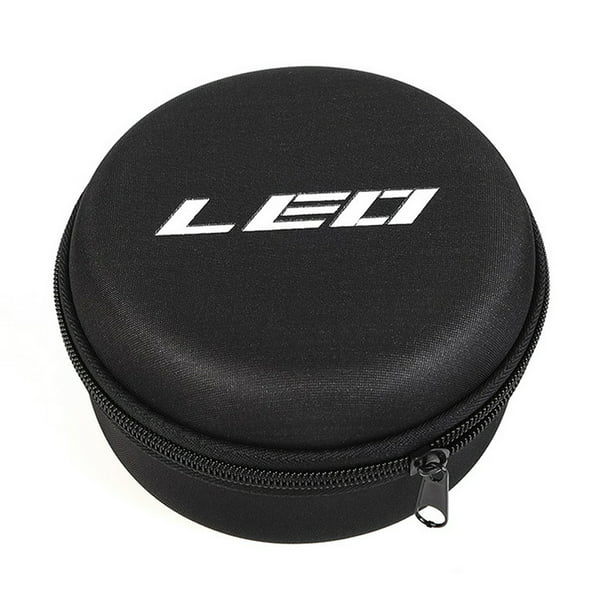 Leo Eva Fishing Reel Bag Protective Case Cover For Spinning/Raft/Fly Fishing Reel Pouch Bag Black