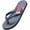 Navy/Grey Stripe, variant on Norty Men's Casual Flip Flop Thong Sandal Shoe Beach Pool Everyday