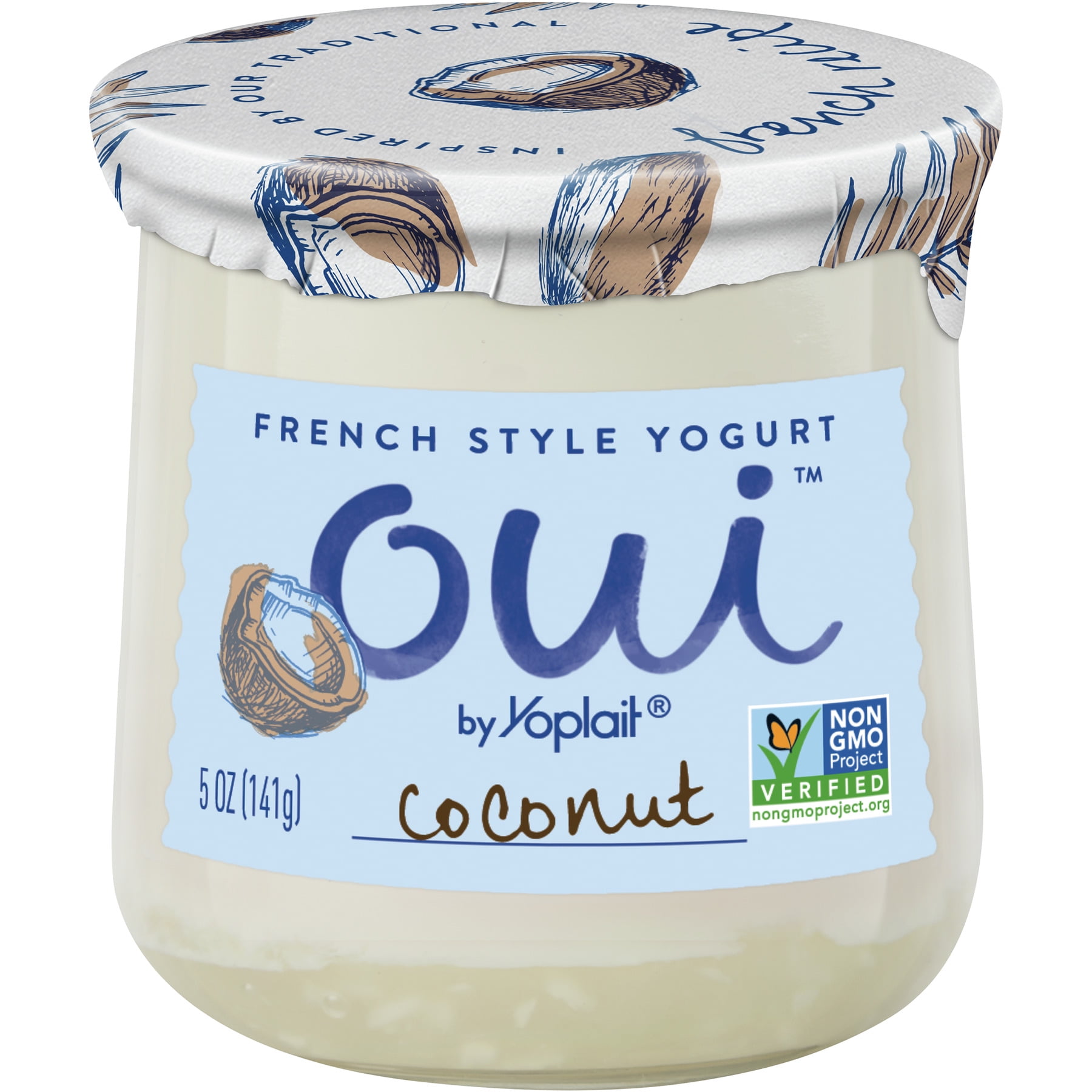 Oui by Yoplait Coconut French Style Yogurt, 5 Oz.
