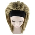 thumbnail image 3 of HPO Adult Women's Deluxe Brown Color Dreadlock Wig for Halloween & Cosplay, 3 of 10