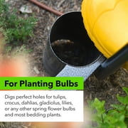 Yard Butler Bulb & Garden Planter - long handled manual planting tool for digging holes to plant tulips, iris, daffodils, and spring flower bulbs - IBPL-6