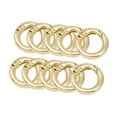 thumbnail image 3 of 10Pcs Durable Carabiner Snap Clips Organizing Accessory Buckles Connector Clasp hook Clamp for Keychain Handbag , Aureate, 3 of 8