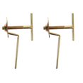 thumbnail image 1 of Herramienta de demolición para quitar malvaviscos, accesorios para máquina de algodón de azúcar, dispensador de azúcar, acero inoxidable, 2 piezas, 1 of 6